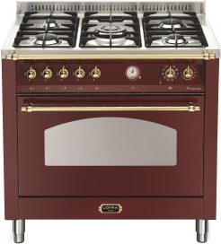 Lofra - 2379€ - RRG 96 MFT / CI - DOLCEVITA - Burgundy - Messing Finish