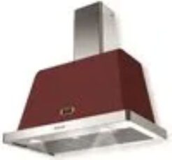 Lofra - 899€ - DOLCEVITA BURGUNDY Kamin-Dunstabzugshaube im Nostalgielook - 60cm breit