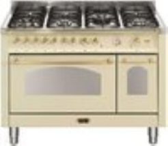 Lofra - 3979€ - RBID 126 MFT+E/2AEO - Ivory (Elfenbein) - Messing / Gas - Elektro- Herd mit Doppelbackofen - 120 cm breit