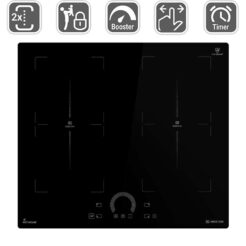 KKT Kolbe - 169€ - IH85904FZ - Autarkes, rahmenloses 59cm Induktionskochfeld