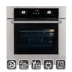 KKT Kolbe - 289€ - BO8810SS - Einbaubackofen mit versenkbaren Knebeln