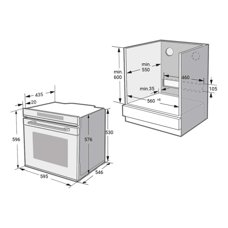 KKT Kolbe - 589€ - EB8019EDP - Backofen Pyrolyse – Bild 7