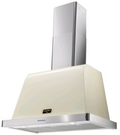 Lofra - 989€ - DOLCEVITA Creme Kamin-Dunstabzugshaube im Nostalgielook - 90cm breit