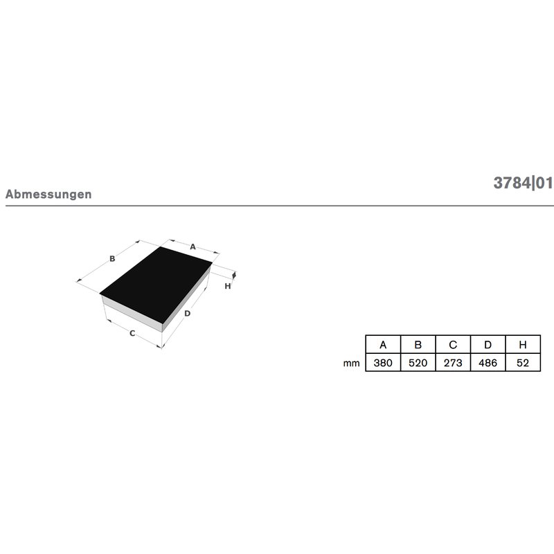 Novy - 532,65€ - Induktionskochfeld Domino Comfort 3784 - 38 cm - 2 Kochzonen - inkl. 5 Jahre Garantie – Bild 2