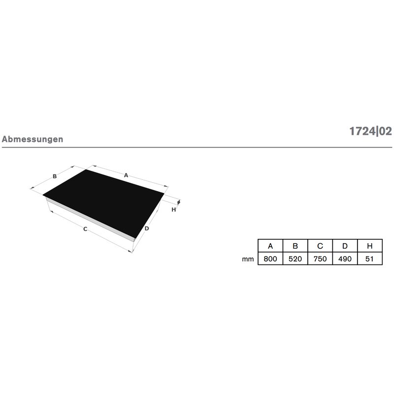 Novy - 1299,27€ - Induktionskochfeld Power 1724 - 80 cm - 4 Kochzonen - inkl. 5 Jahre Garantie – Bild 3
