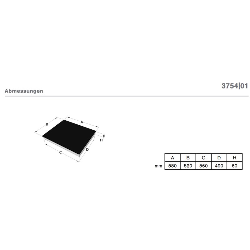 Novy - 2373,11€ - Induktionskochfeld Teppan Yaki 3754 - 58 cm - 4 Kochzonen - inkl. 5 Jahre Garantie – Bild 6