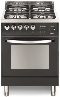 LOFRA - 1499€ - RAINBOW - GAS SINGLE OVEN 60 cm - PNM 66 GVT/ C - BLACK