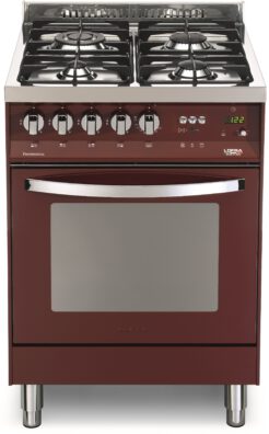 LOFRA - 1499€ - RAINBOW - GAS SINGLE OVEN 60 cm - PR 66 GVT/C - Burgundy