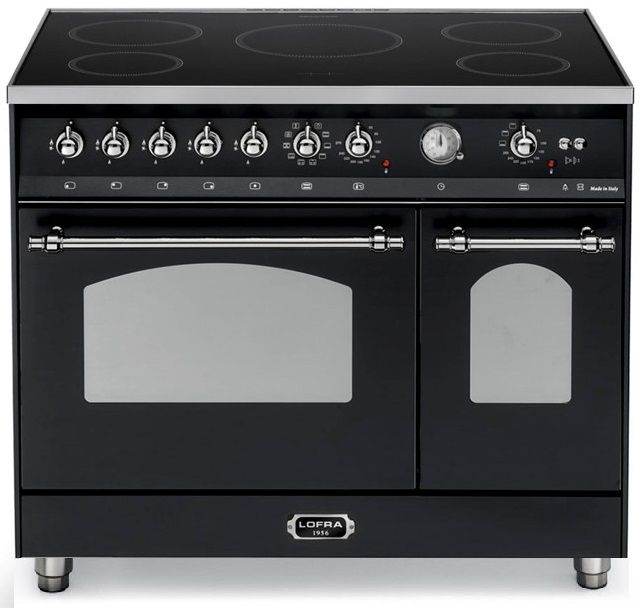 LOFRA - 3789€ - DOLCEVITA INDUKTION - DOUBLE OVEN 90cm - RNMD 96 MFTE/ 5IF - Black -