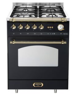 LOFRA - 1839€ - DOLCEVITA - GAS SINGLE OVEN 60 cm - RNM 66 GVGT/ CI - Black Messing Finish