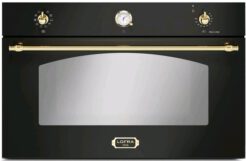 Lofra DolceVita - 1399€ - FRNM99EE Retro Einbau-Backofen 90 cm Schwarz mit Messing Finish