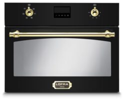 Lofra DolceVita  - 1129€ - FMRNM66ME/O Kombi Backofen mit Mikrowelle Schwarz Messing Retro Design