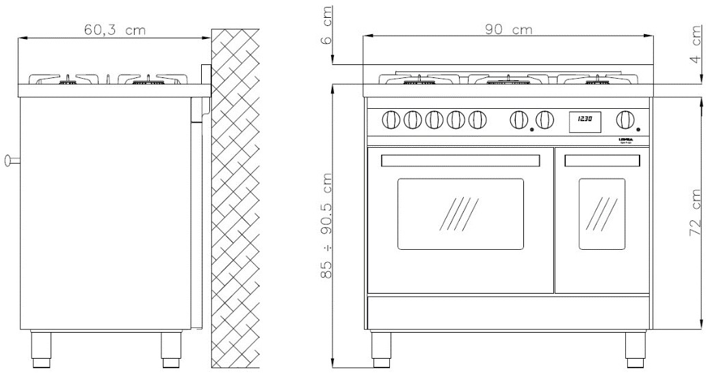 LOFRA - 3519€ - VENEZIA INDUKTION - DOUBLE OVEN - PD 96 MFTE/ 5I - Edelstahl – Bild 2