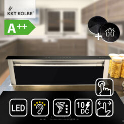 KKT Kolbe - 899€ - Tischabzugshaube und Kochfeld SET865IND - DRAFT865 + IND9020RL