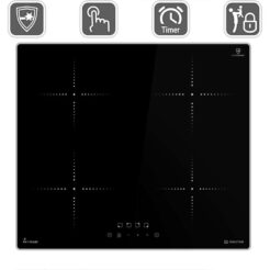 KKT Kolbe - 155€ - Induktionskochfeld autark IH85900ED - Autarkes, 59cm Induktionskochfeld mit Slim-Designrahmen