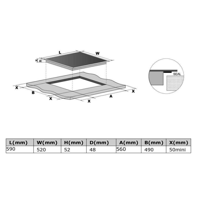 KKT Kolbe - 135€ - Glaskeramik-Kochfeld autark KF5903SP – Bild 8