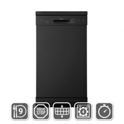 KKT Kolbe - 299€ - 45cm - DW401S - Unterbau-Geschirrspüler in stilvollem Schwarz