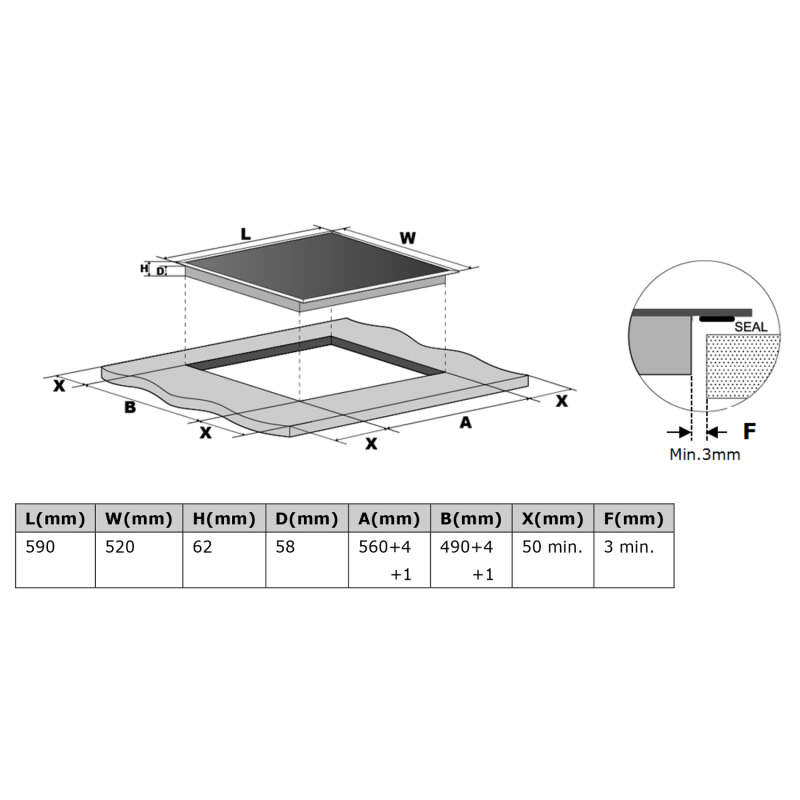 KKT Kolbe - 189€ - Induktionskochfeld autark IND5903SP – Bild 7