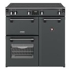 STOVES - 3359€ - Richmond - 900 Ei TCH - Anthrazit (Schwarz matt) - Air Fry Funktion