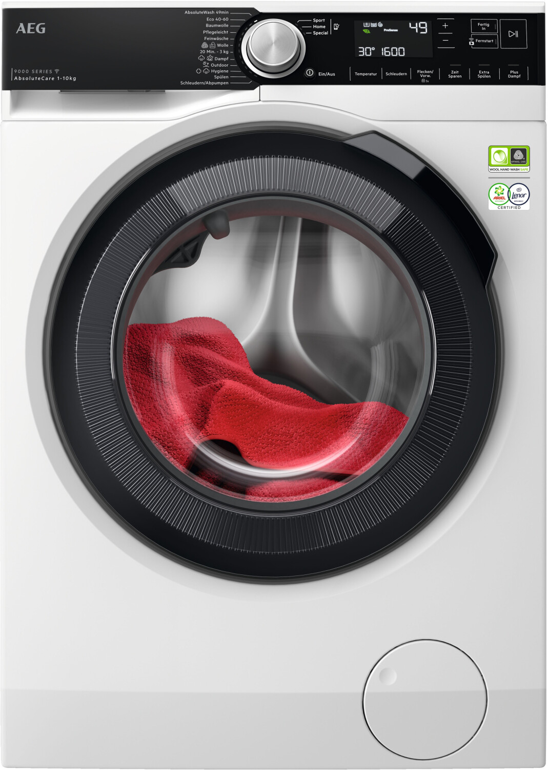 AEG - 947€ - LR9W80600 - WiFi Waschmaschine - Serie 9000 mit AbsoluteCare - 10kg