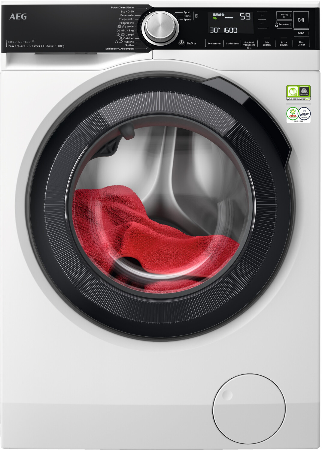 AEG - 773€ - LR8E80600 - 10 kg Frontlader - Waschmaschine - 1600 U/Min - WiFi