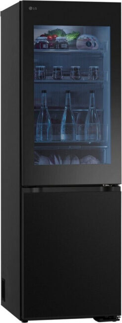 LG - 1152€ - GBG5160CEV - InstaView® - Kühl-Gefrierkombination - 349L - 186cm - BlackSteel