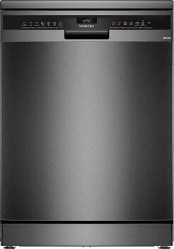 Siemens - 646€ - Geschirrspüler - SN23EC03ME - freistehend - 60 cm - Black Steel