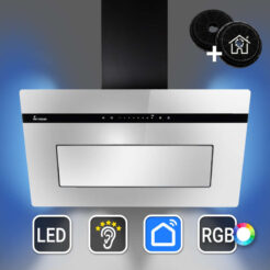 KKT Kolbe - 229€ - Dunstabzugshaube 80cm Spiegel-Design PLOOM8005M RGBW Ambientebeleuchtung