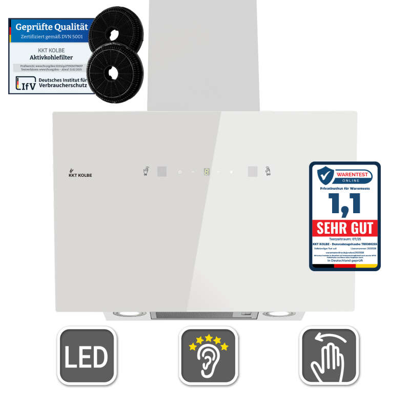 KKT Kolbe - 179€ - Dunstabzugshaube 60cm TRIO6025W