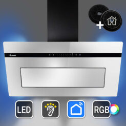KKT Kolbe - 239€ - Dunstabzugshaube 90cm Spiegel-Design PLOOM9005M RGBW Ambientebeleuchtung