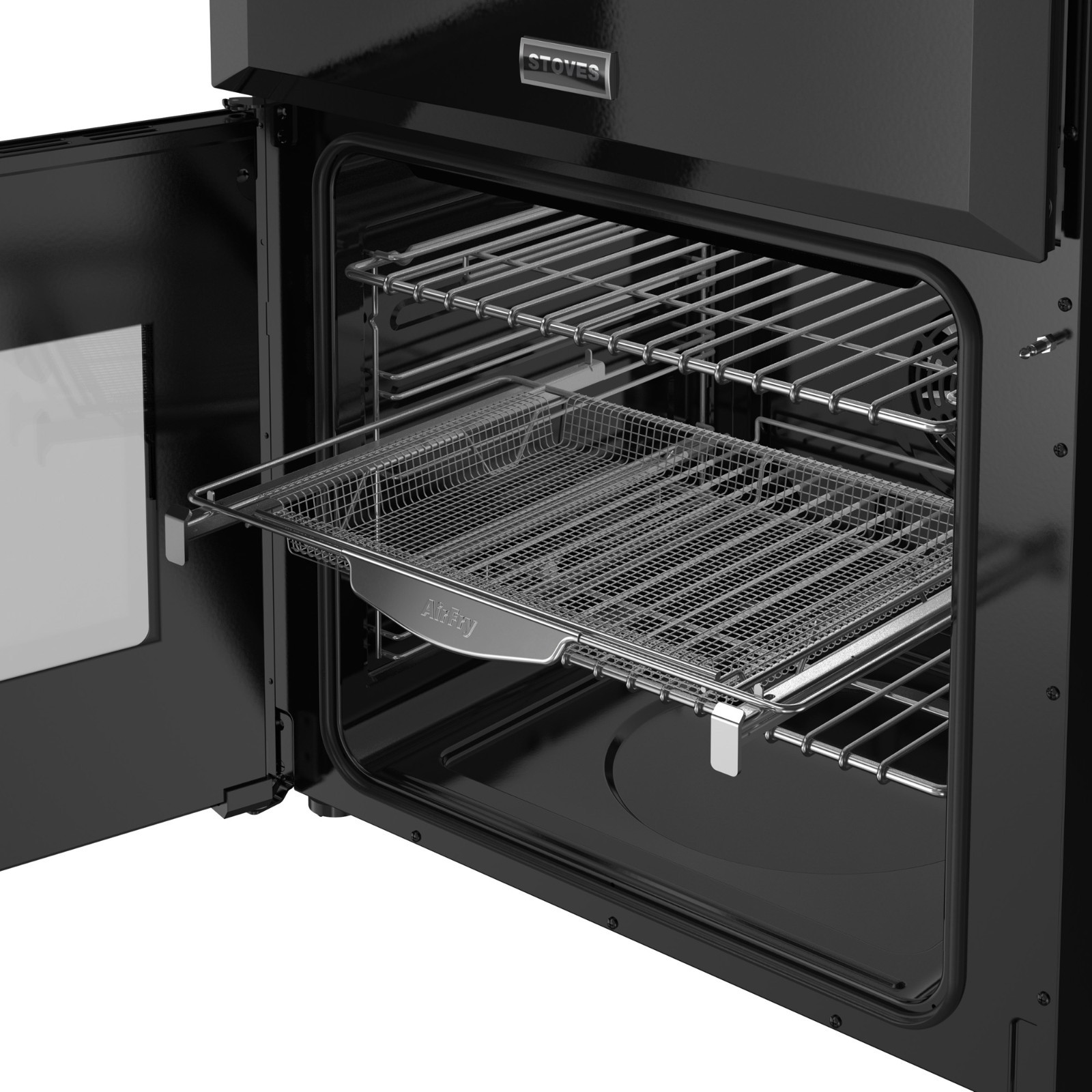 STOVES - 1899€ - RICHMOND - DX MRA 600 EI RTY INDUKTION Black/Chrom - Air Fry Funktion – Bild 2