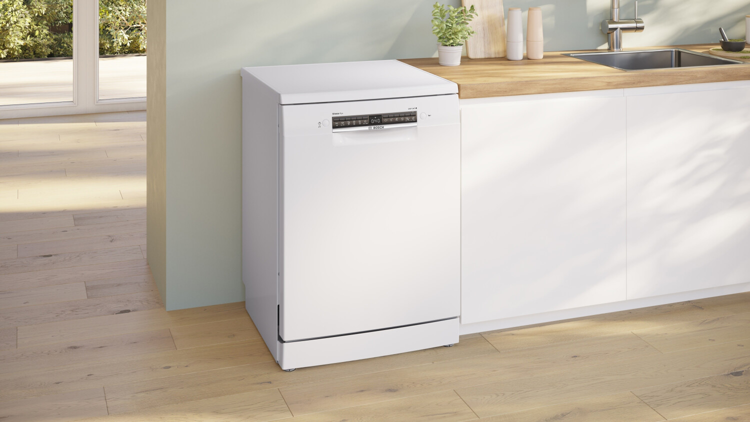 Bosch - 566€ - Geschirrspüler - SMS4EVW08E - Serie 4 - freistehend - 60 cm - weiß – Bild 2