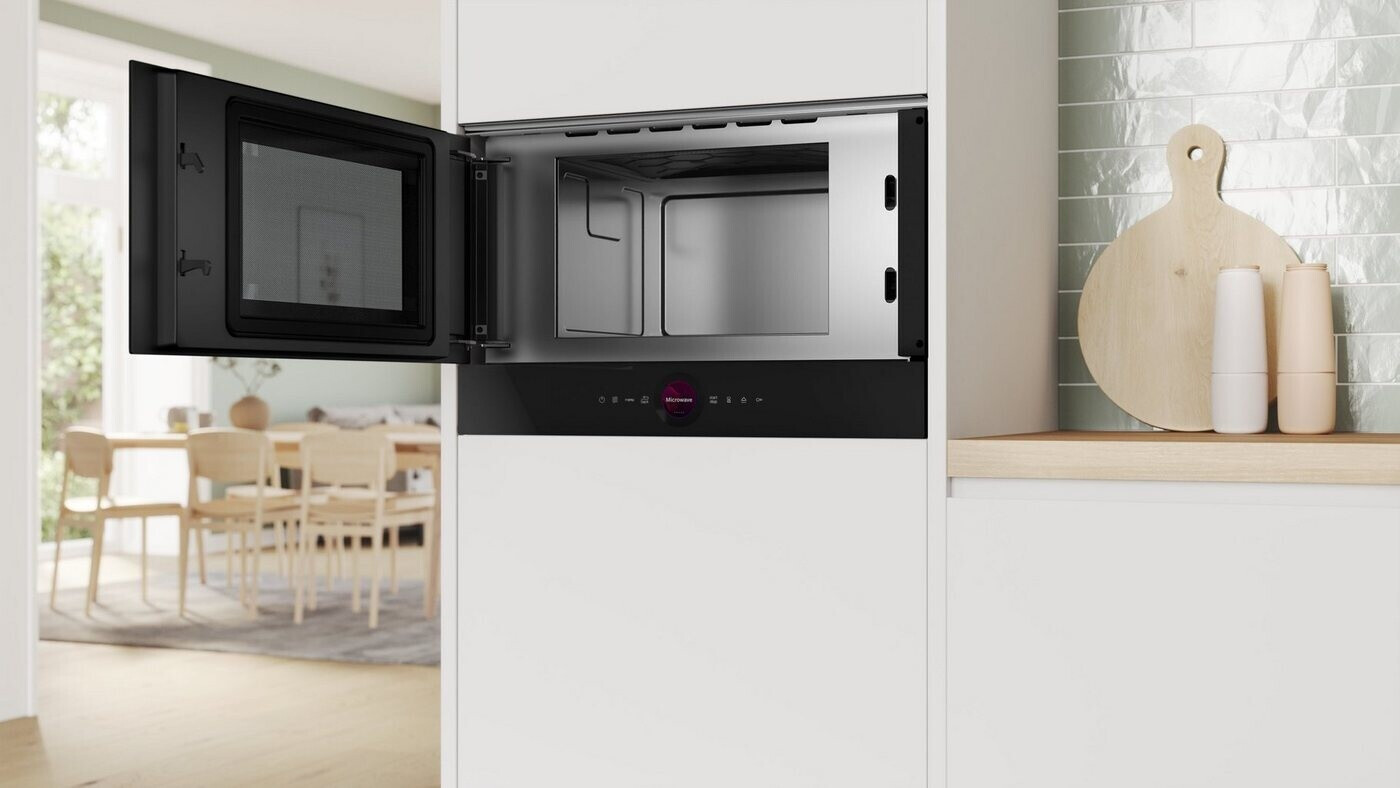 Bosch - 615€ - Einbau-Mikrowelle - BFL7221B1 - 900W - 21 l - Edelstahl-Garraum – Bild 2
