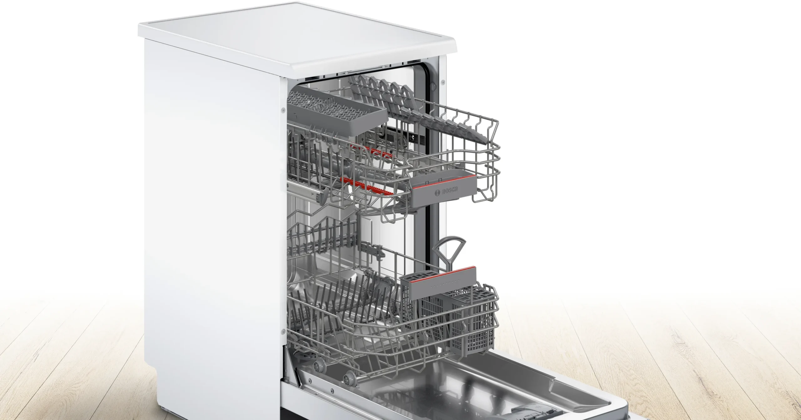Bosch - 557€ - Geschirrspüler - SPS4HKW49E - freistehend - 45 cm - weiß – Bild 5