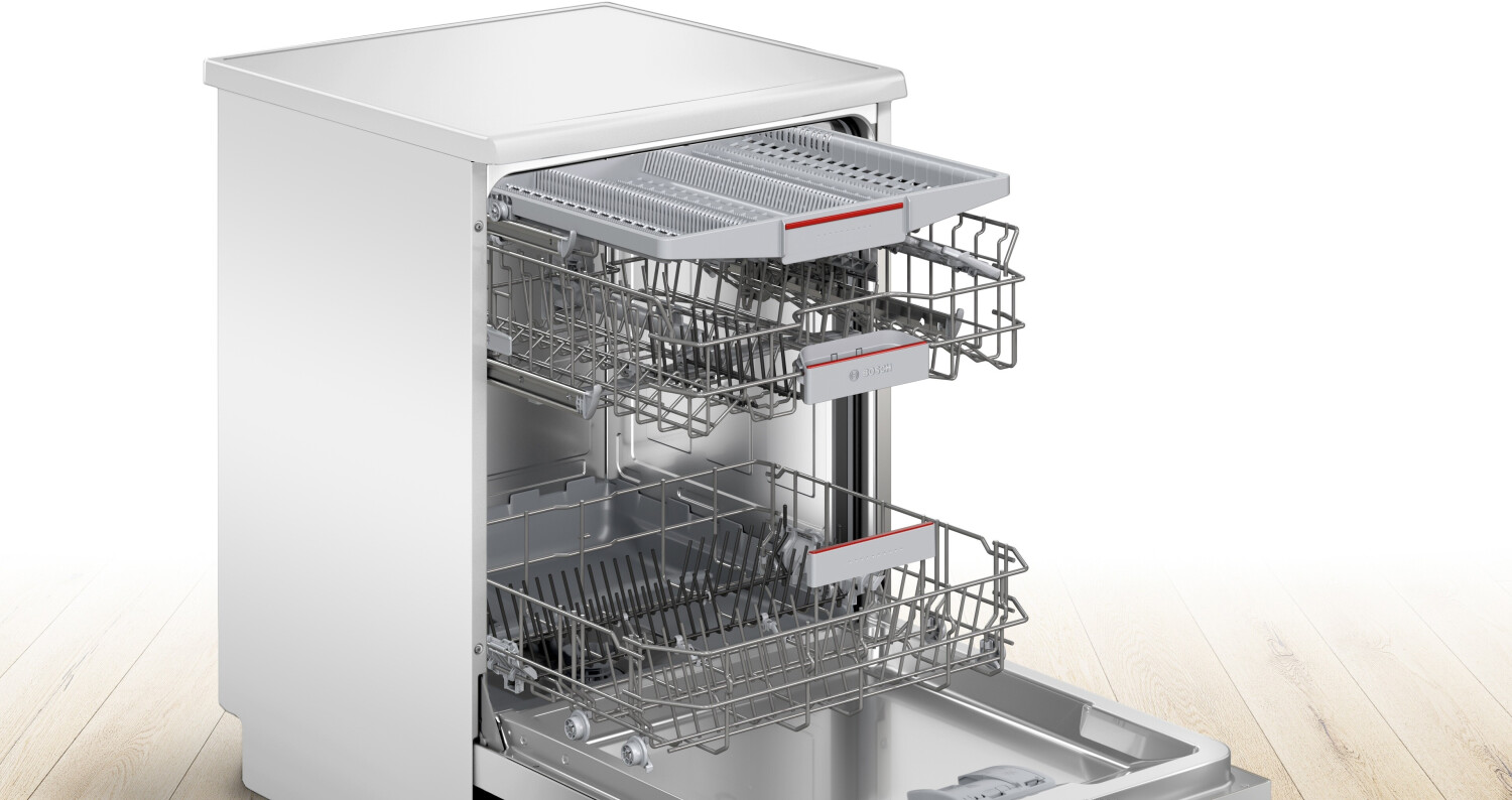 Bosch - 566€ - Geschirrspüler - SMS4EVW08E - Serie 4 - freistehend - 60 cm - weiß – Bild 3