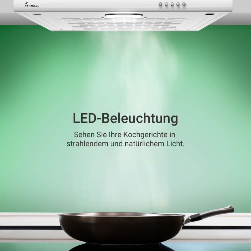 KKT Kolbe - 59€ - Dunstabzugshaube 60cm UBH600W - weiß – Bild 4