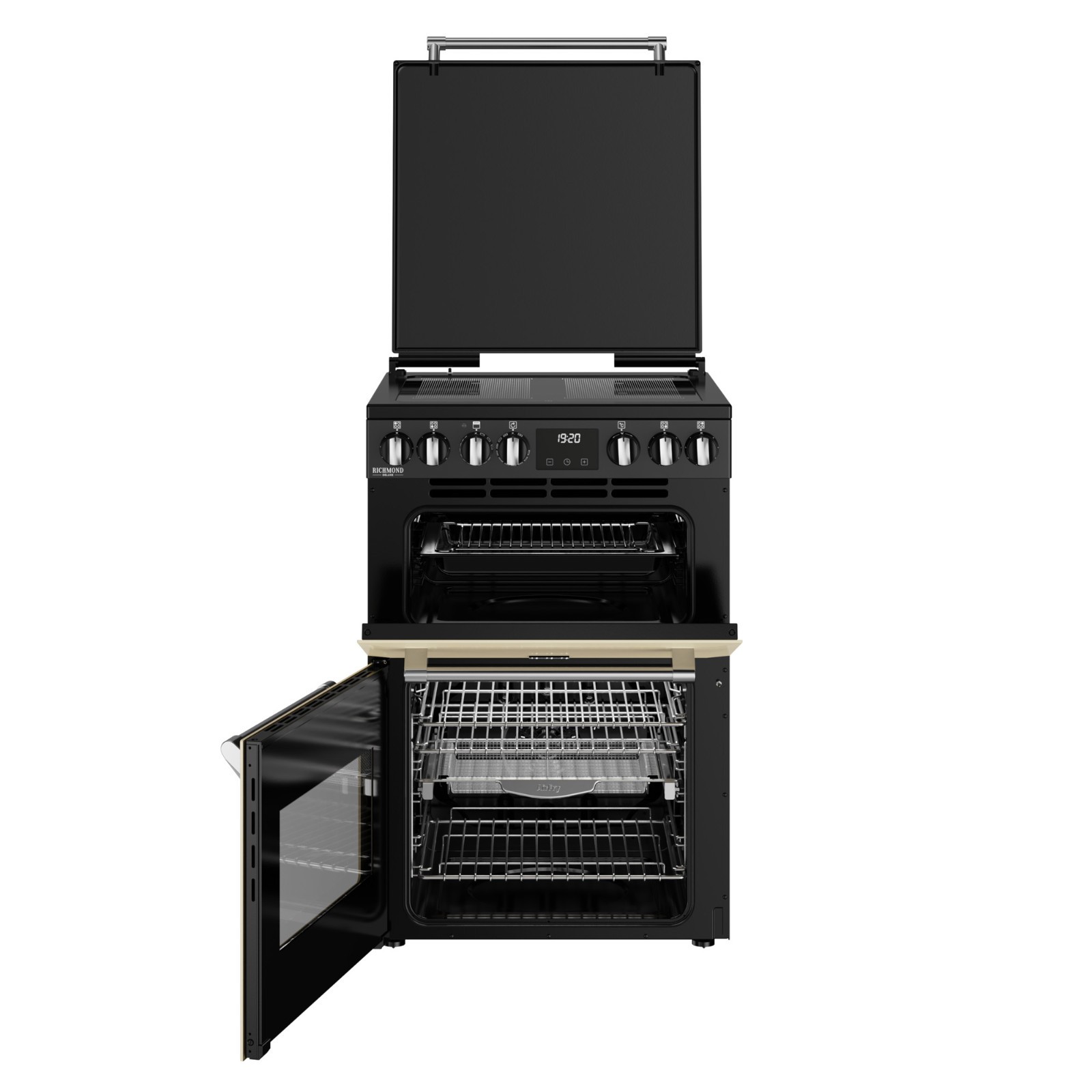 STOVES - 1899€ - Richmond - DX MRA 600 EI RTY - Induktion Creme/Chrom - Air Fry Funktion – Bild 5