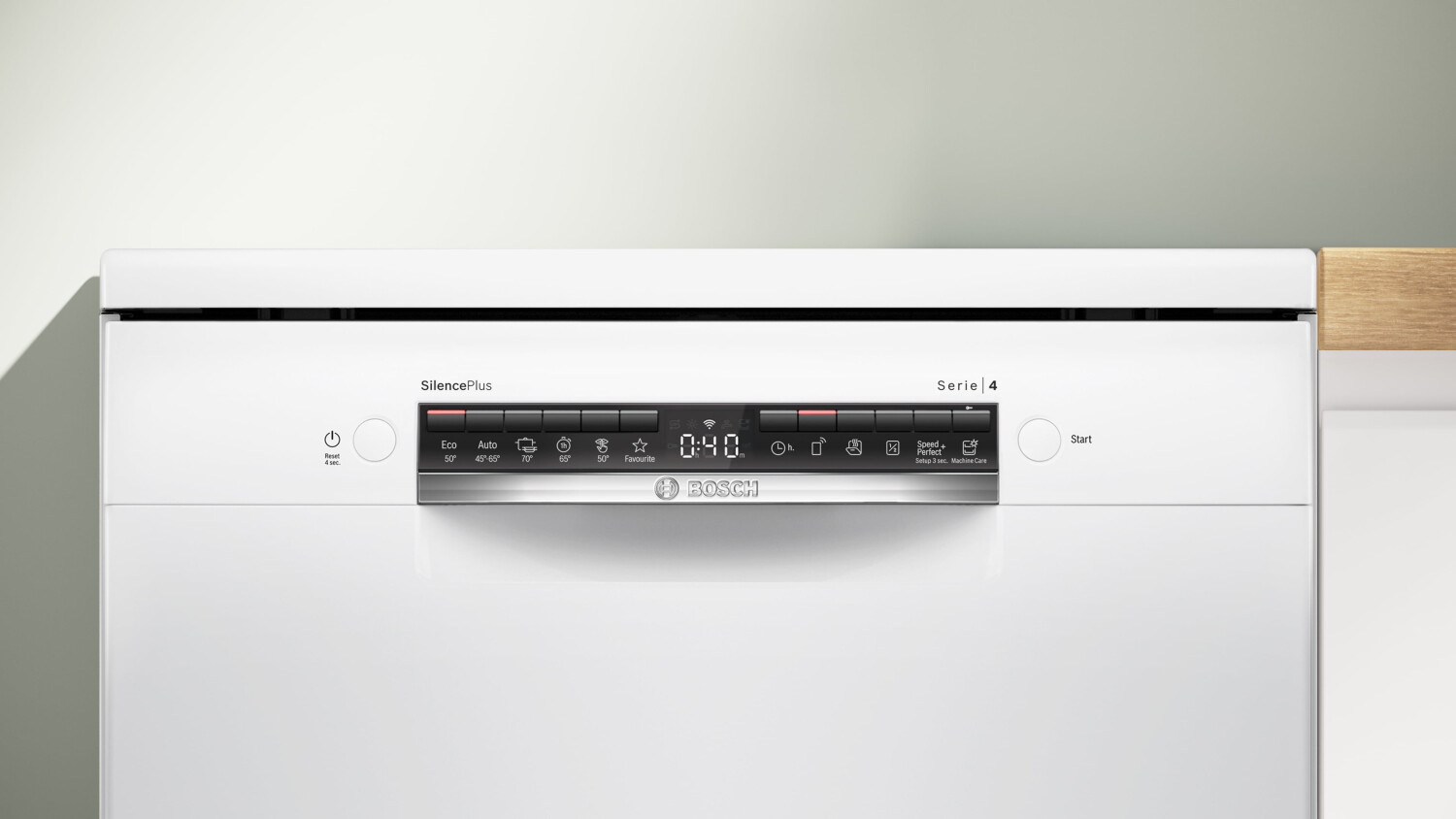 Bosch - 566€ - Geschirrspüler - SMS4EVW08E - Serie 4 - freistehend - 60 cm - weiß – Bild 5