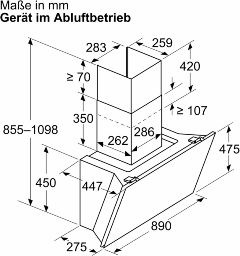 Bosch - 840€ - Dunstabzugshaube - DWK91LT60 - 90 cm – Bild 4