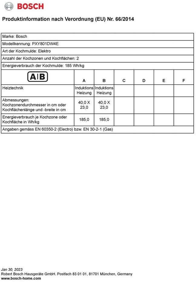Bosch - 805€ - PXY801DW4E - Induktionskochfeld - Serie 8 - 80 cm – autark & flächenbündig – Bild 5