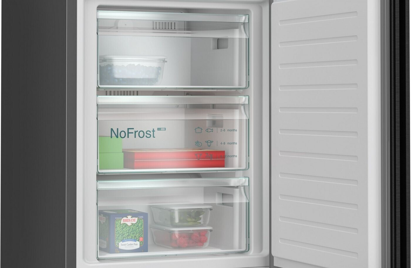 Siemens - 1097€ - KG39N2XAG - Kühl-Gefrierkombination - BlackSteel - NoFrost - iQ300 – Bild 5