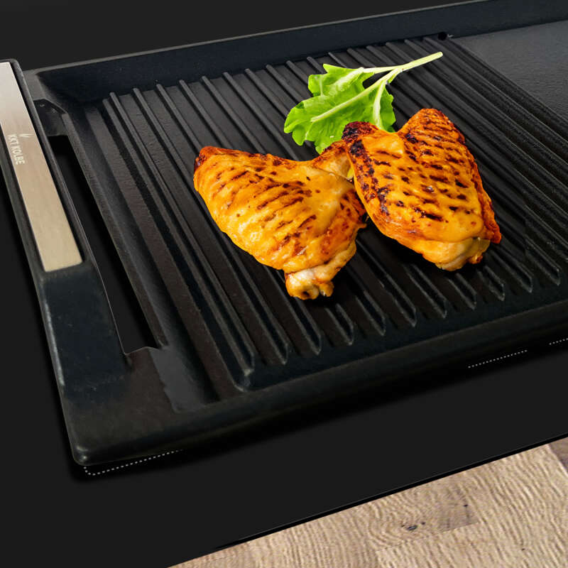 KKT Kolbe - 55€ - BBQ20 Grillplatte Grillpfanne für Induktionskochfelder 20x36 – Bild 5