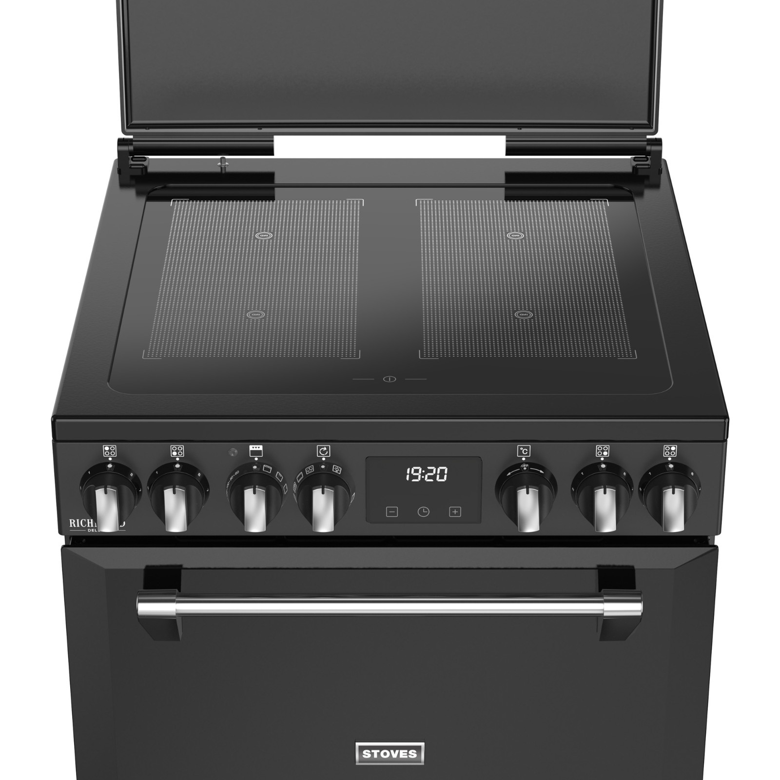 STOVES - 1899€ - RICHMOND - DX MRA 600 EI RTY INDUKTION Black/Chrom - Air Fry Funktion – Bild 6