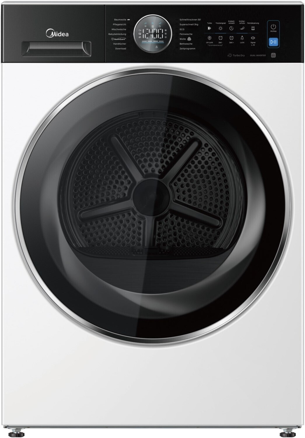 Midea - 642€ - Wärmepumpentrockner - MD210H100WB-B - 10kg