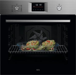 AEG – 439€ - OU5PB40SM - Einbaubackofen - mit Pyrolyse – Edelstahl mit Antifingerprint