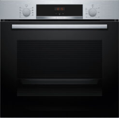 Bosch HBA514BS3 Einbau-Backofen 60 cm Edelstahl mit 3D Heißluft