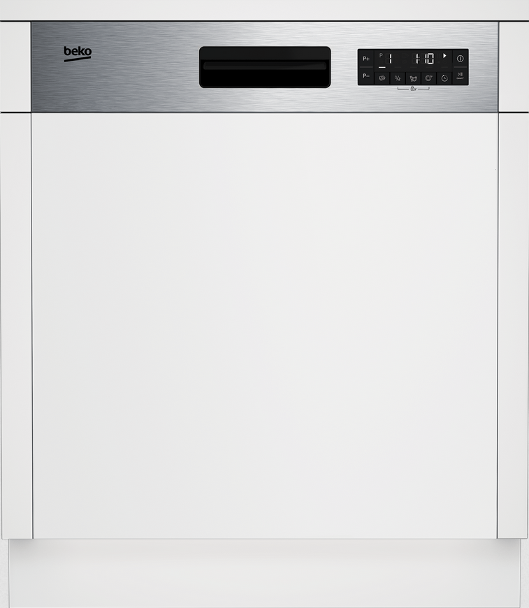 Beko - 411€ - Einbau-Geschirrspüler BDSN25530X - teilintegriert 60 cm - 15 Maßgedecke