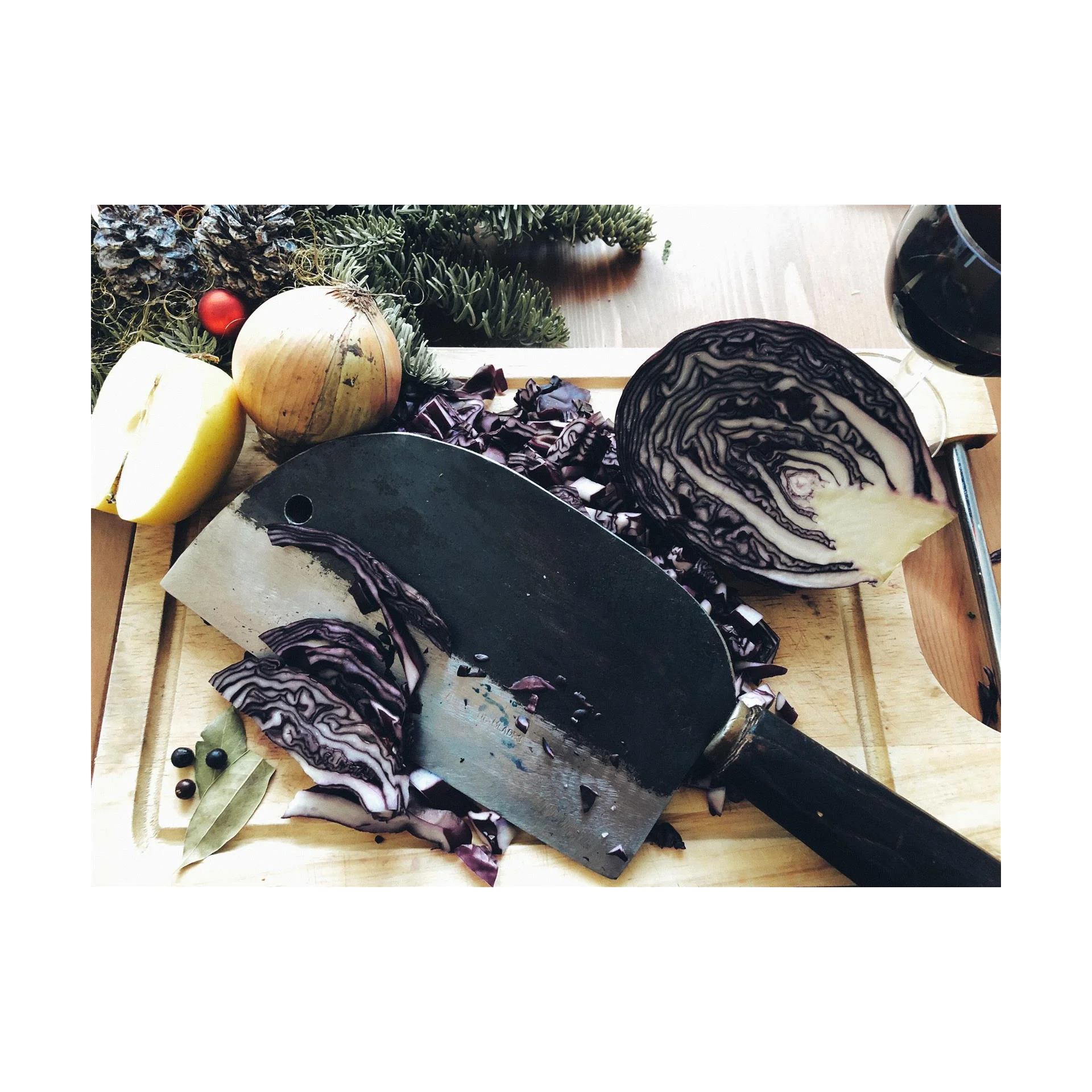 Authentic Blades - 51€ - CA VOI - Klingenlänge 18 cm - asiatisches Küchenmesser - Klinge aus Kohlenstoffstahl – Bild 2