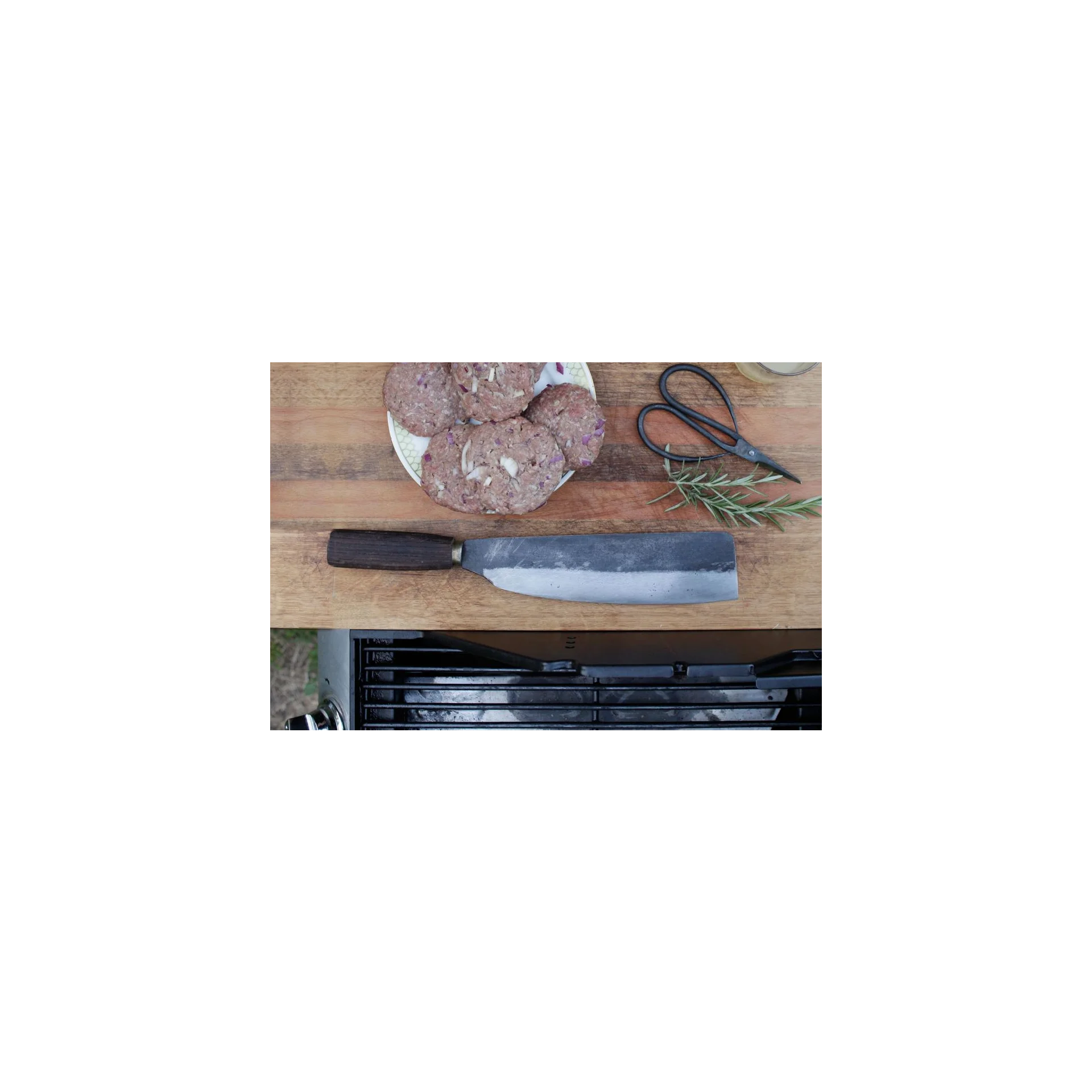 Authentic Blades - 32€ - CHEO - Klingenlänge 25 cm - asiastisches Küchenmesser - Klinge aus Kohlenstoffstahl – Bild 2
