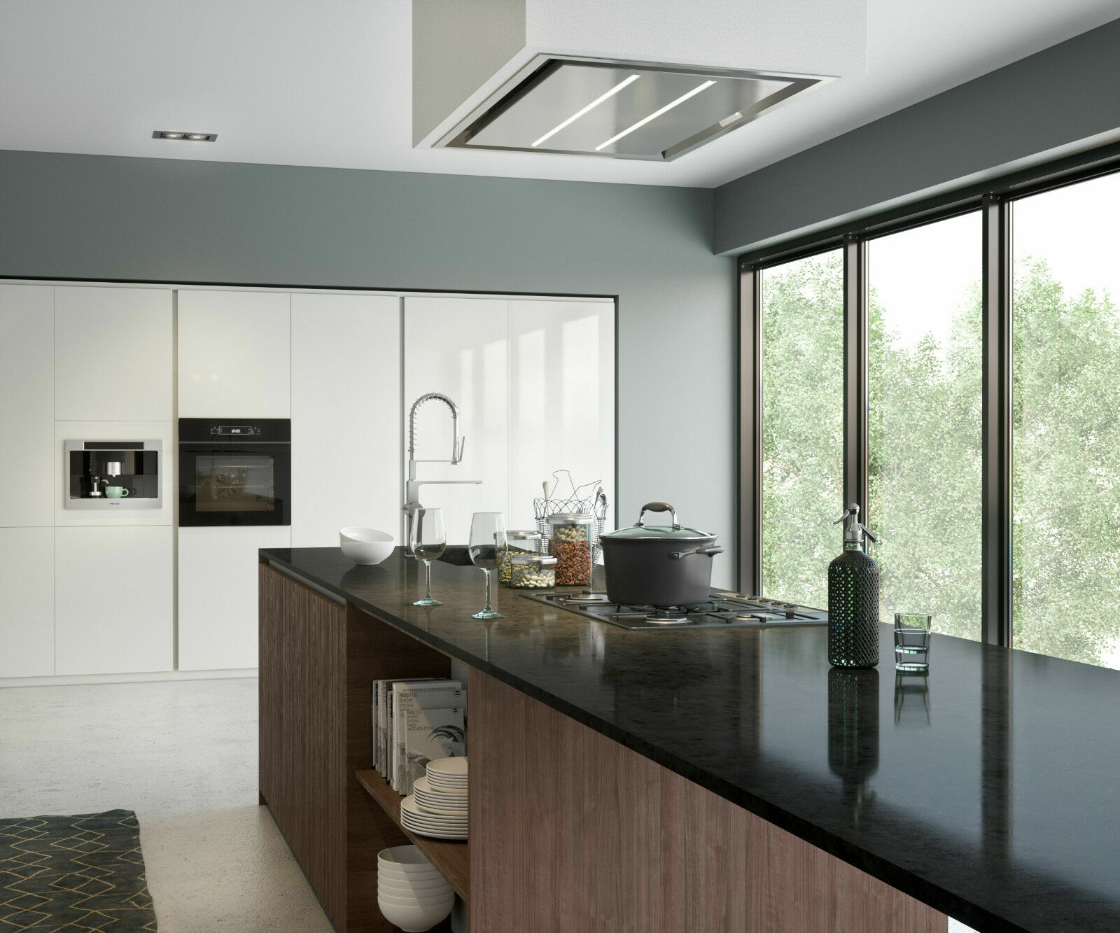 Baumann - 739€ - Aurora 9060 - Edelstahl Deckenlüfter - 90x60 – Bild 2